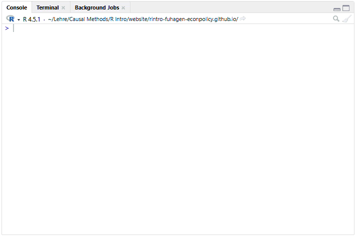 Auswählen der seq()-Funktion über das Pop-Up-Menü in der Konsole.